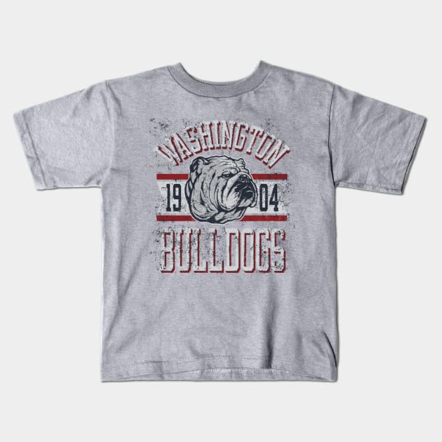 Washington - Bulldogs Kids T-Shirt by viSionDesign